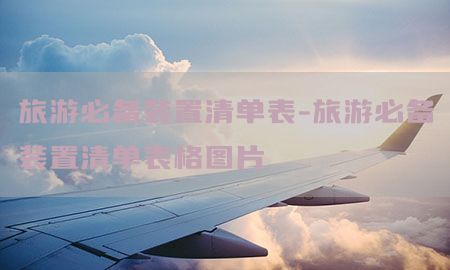 旅游必备装置清单表-旅游必备装置清单表格图片