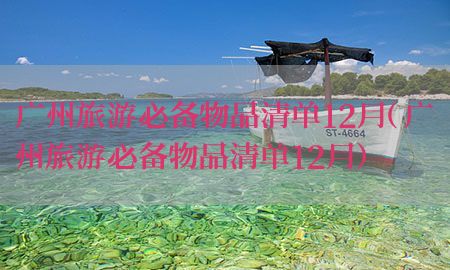 广州旅游必备物品清单12月（广州旅游必备物品清单12月）