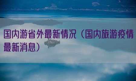 国内游省外最新情况（国内旅游疫情最新消息）