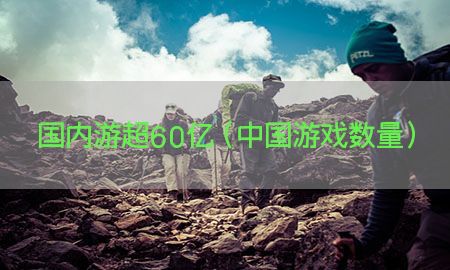 国内游超60亿（中国游戏数量）