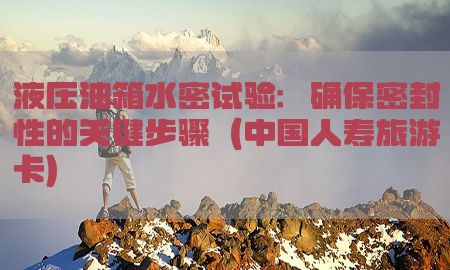 液压油箱水密试验：确保密封性的关键步骤（中国人寿旅游卡）