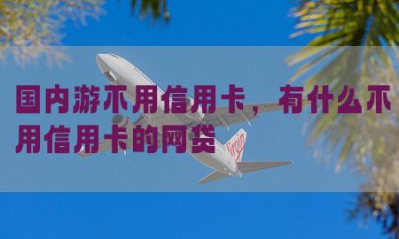 国内游不用信用卡，有什么不用信用卡的网贷